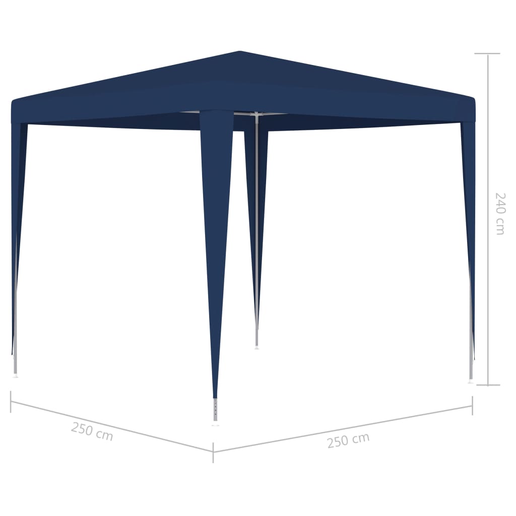 Partytent 2,5X2,5 M 2.5 x 2.5 m Blauw