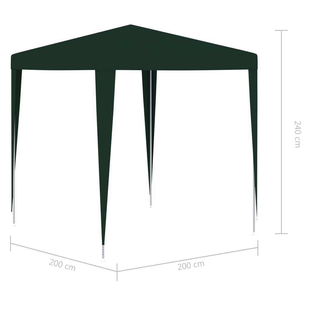 Partytent Professioneel 2 x 2 m Groen