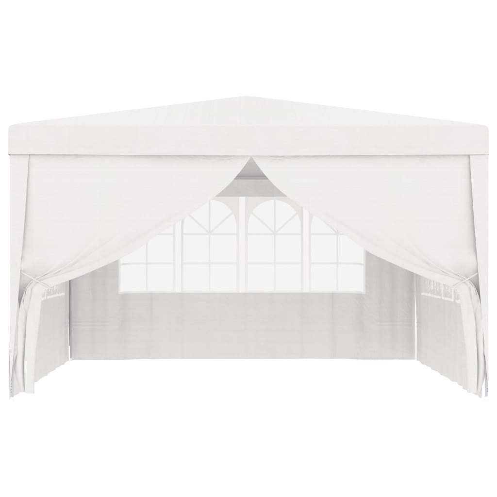 Partytent Met Zijwanden Professioneel 90 G/M² 4 x 4 m Wit