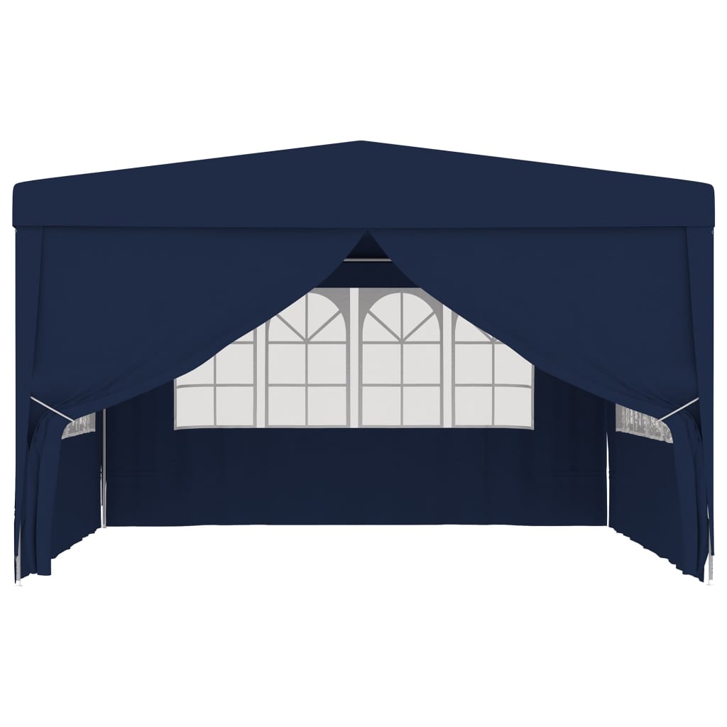 Partytent Met Zijwanden Professioneel 90 G/M² 4 x 4 m Blauw