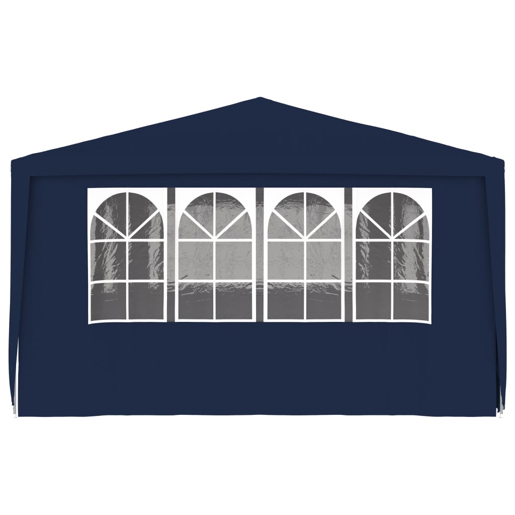 Partytent Met Zijwanden Professioneel 90 G/M² 4 x 6 m Blauw