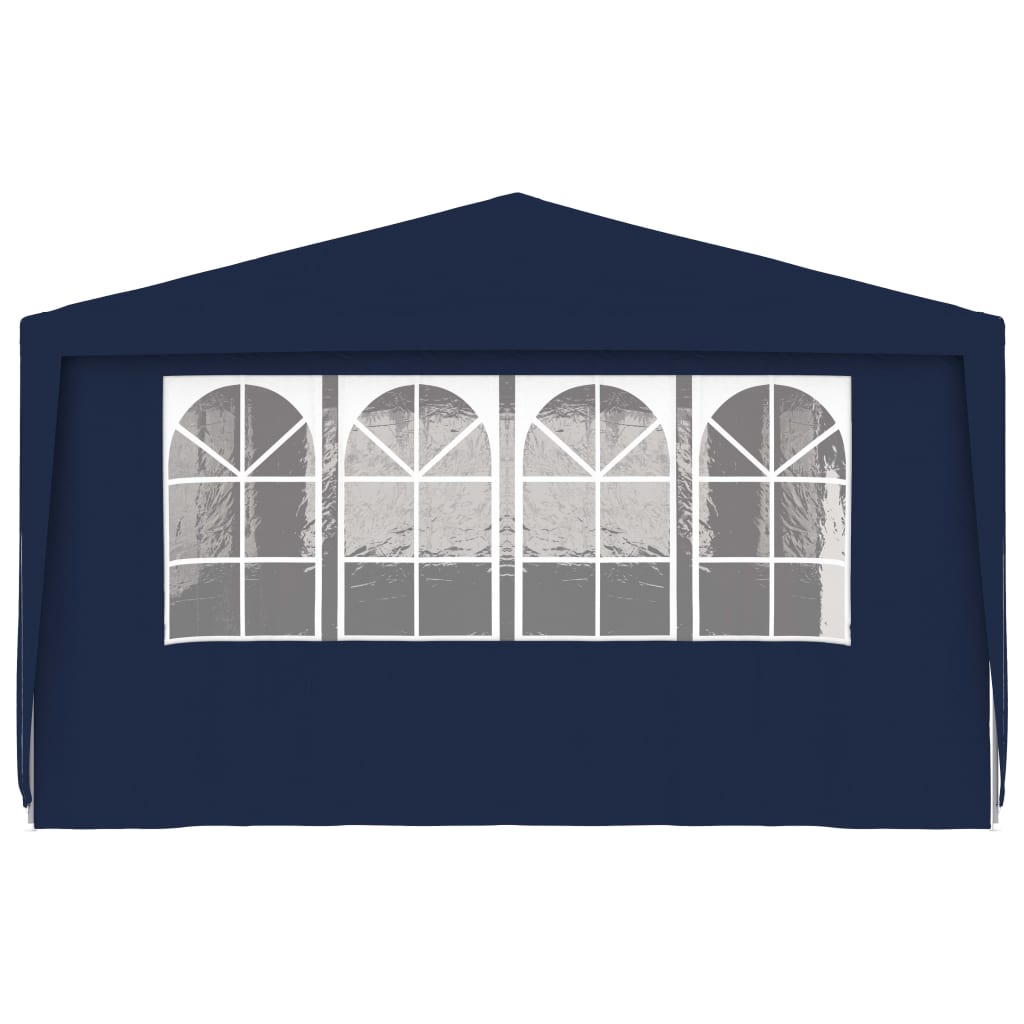 Partytent Met Zijwanden Professioneel 90 G/M² 4 x 9 m Blauw