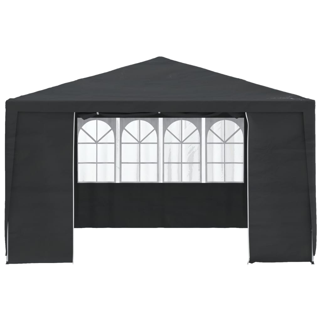 Partytent met zijwanden professioneel 90 g/m² 4x4 m groen