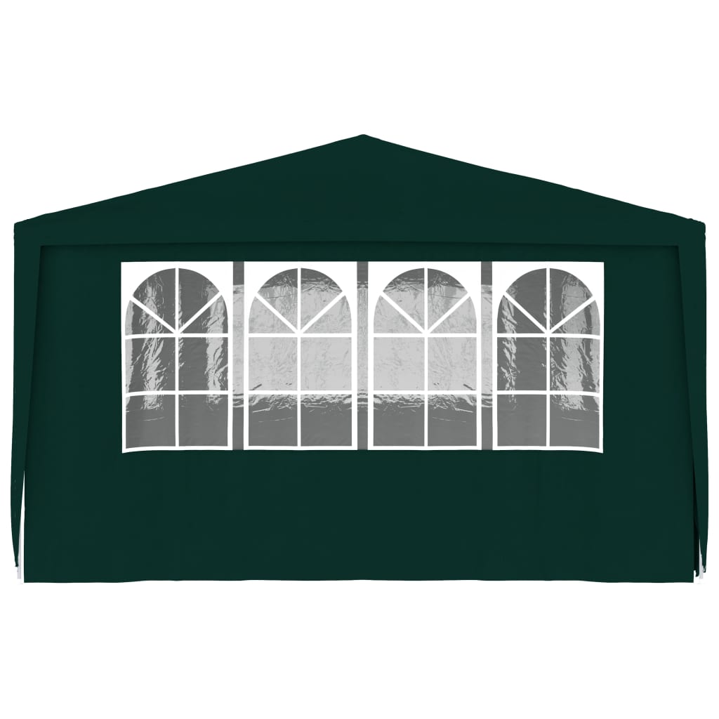 Partytent Met Zijwanden Professioneel 90 G/M² 4 x 6 m Groen