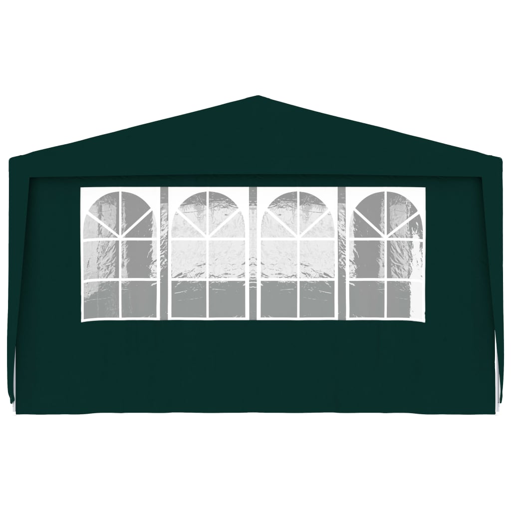 Partytent Met Zijwanden Professioneel 90 G/M² 4 x 9 m Groen