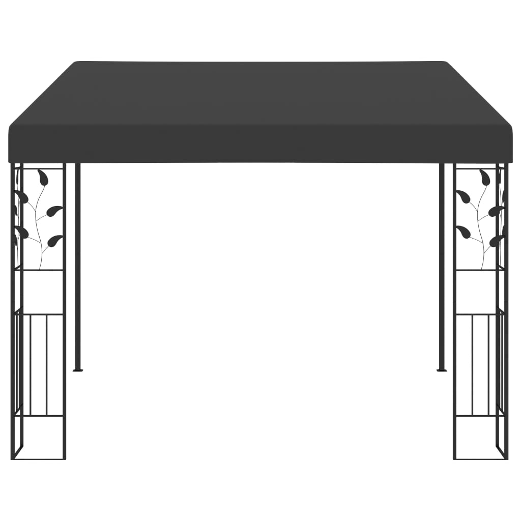 Wandprieel 3X3X2,5 M 3 x 3 x 2.5 m Antraciet