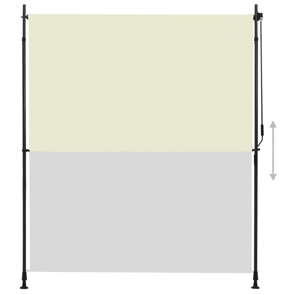 Rolgordijn Voor Buiten 200 x 270 cm Crème