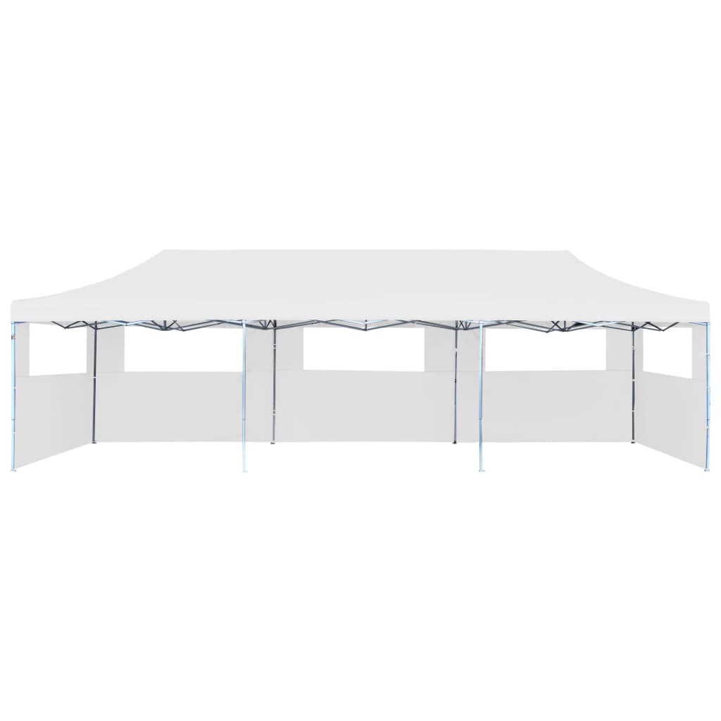 Partytent Pop-Up Met 5 Zijwanden 3X9 M Wit