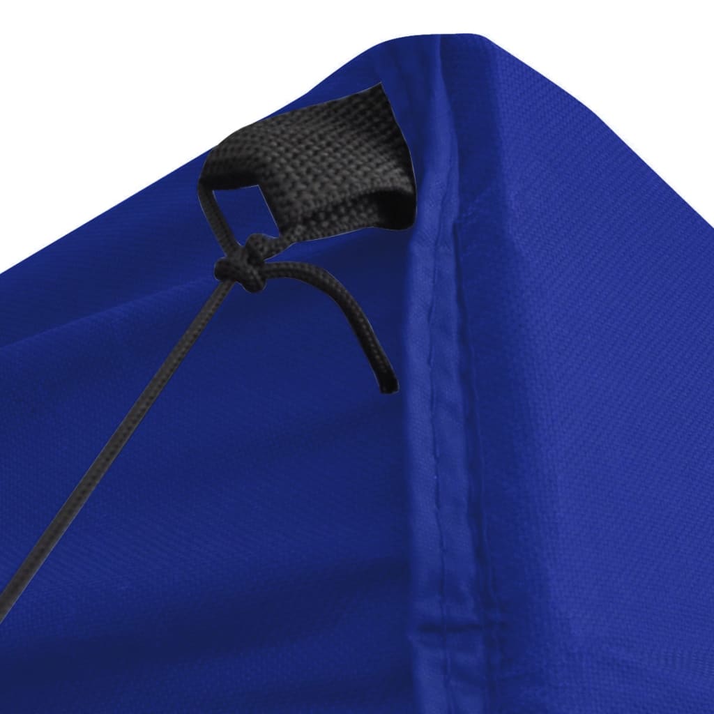 Partytent Met 4 Zijwanden Inklapbaar 2X2 M Staal Blauw