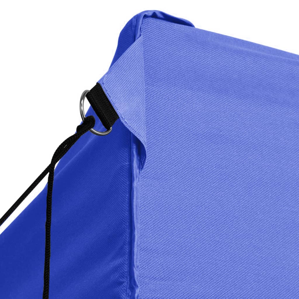 Partytent Met 4 Zijwanden Inklapbaar 3X4 M Staal Blauw