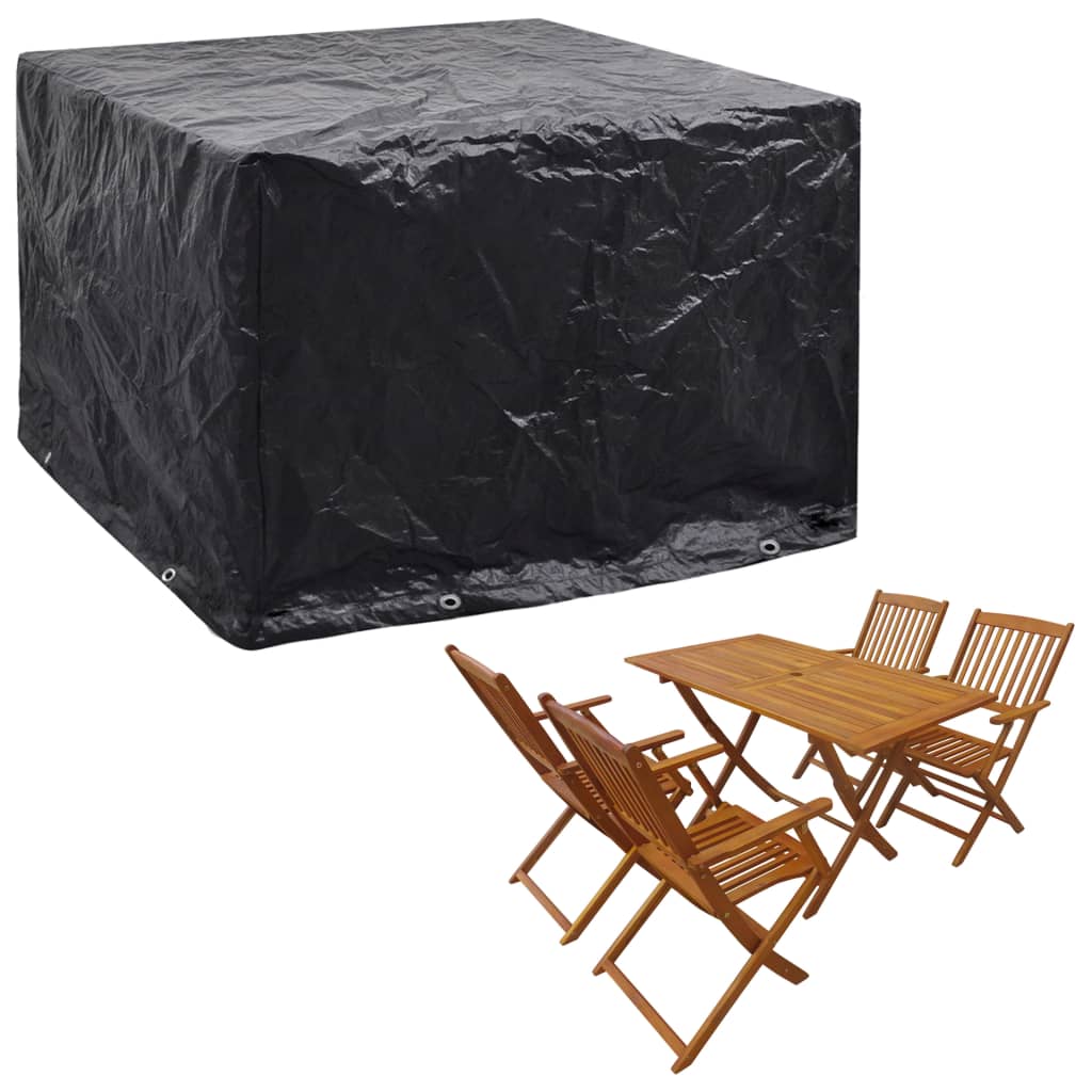 Tuinmeubelhoezen 2 st 8 ogen 122x112x98 cm