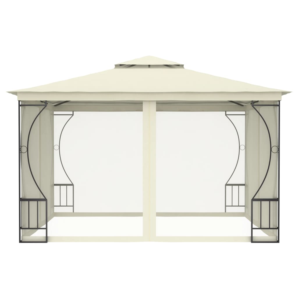 Prieel Met Netten Kleurig 300 x 300 x 265 cm Crème