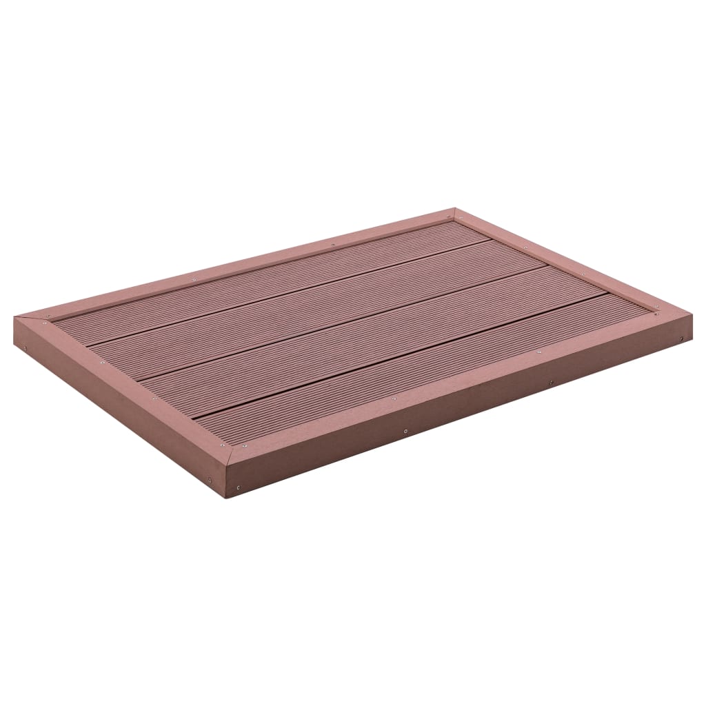 Vloerelement Voor Solardouche 0X63X5,5 Cm Hkc Bruin