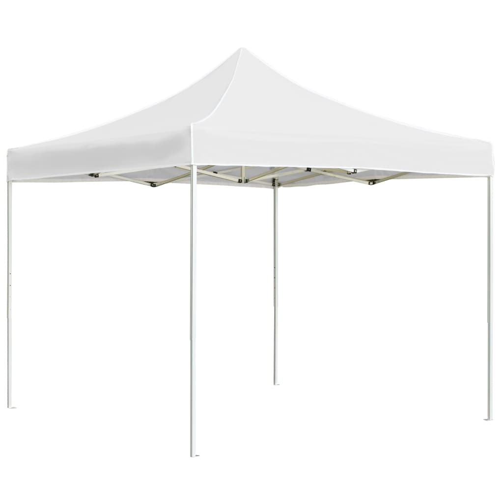 Partytent professioneel inklapbaar 2x2 m aluminium wit