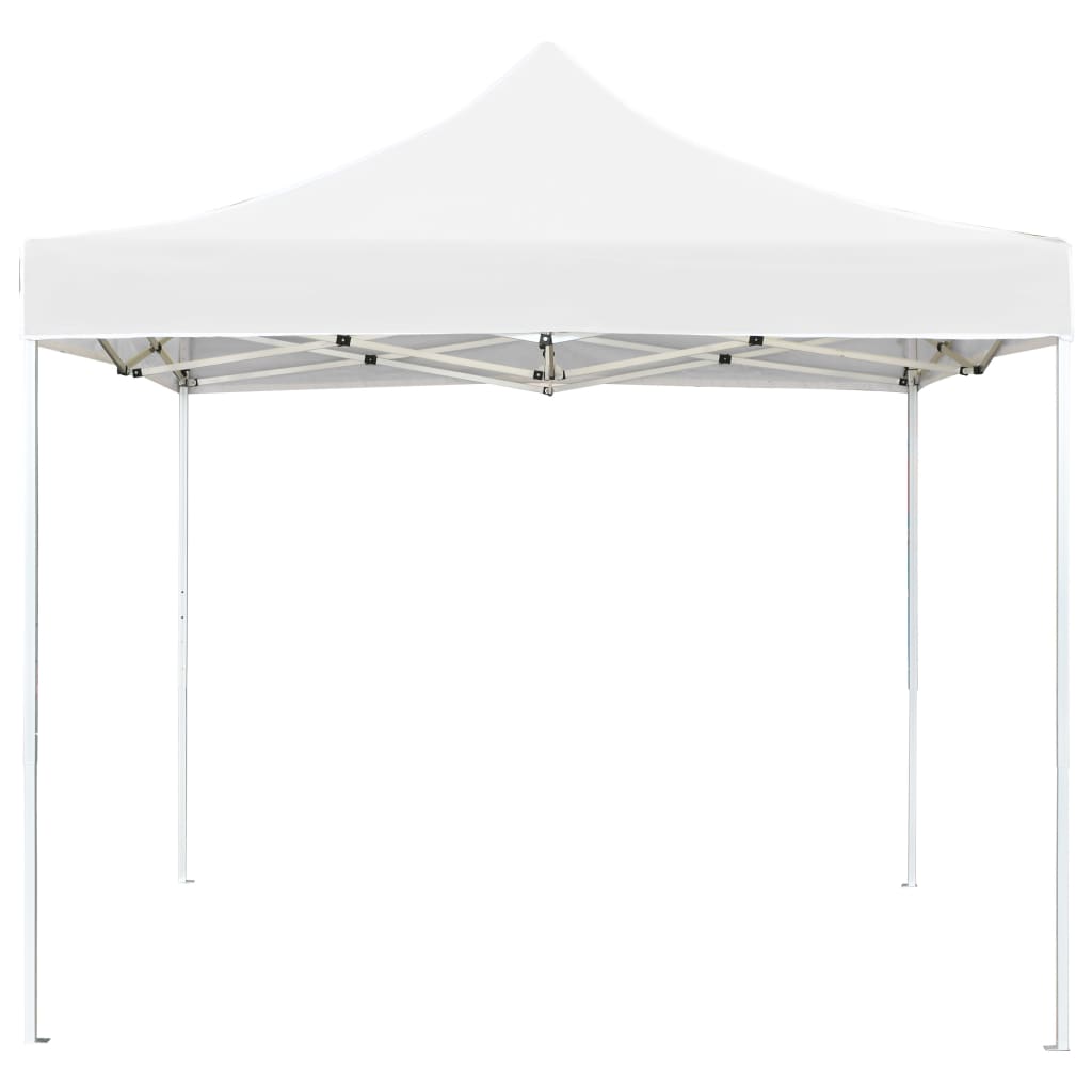 Partytent professioneel inklapbaar 2x2 m aluminium wit