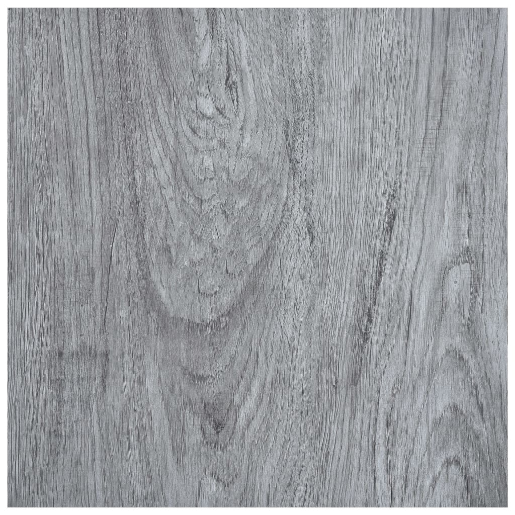 Vloerplanken zelfklevend 5,11 m² PVC lichtgrijs