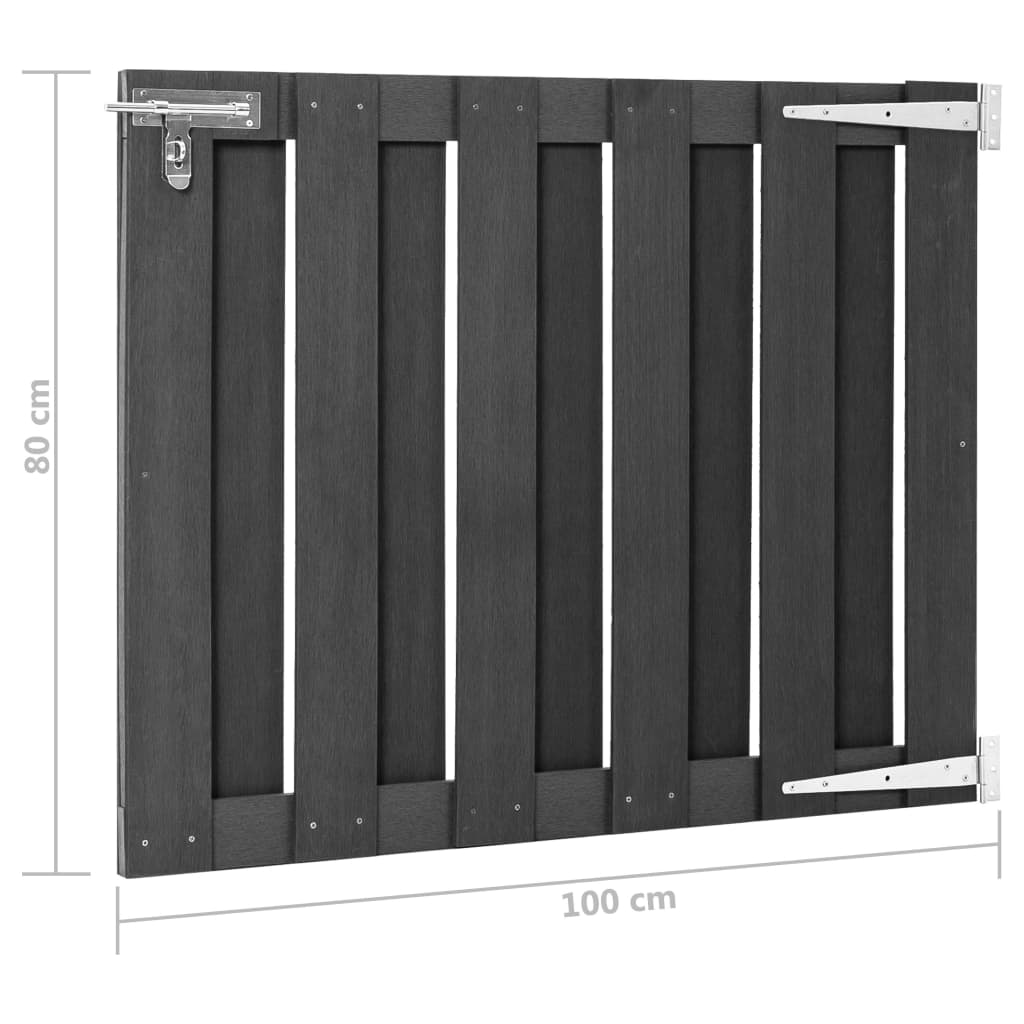 Poort Hkc Grijs 100 x 80 cm