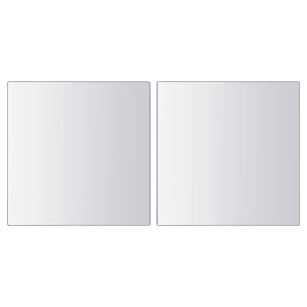 48 st Spiegeltegels vierkant glas