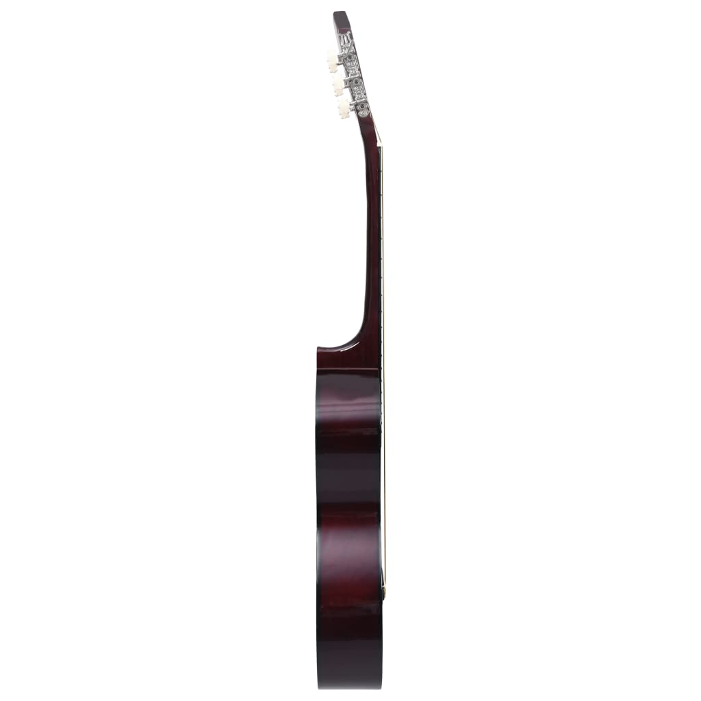 Gitaar Klassiek Beginner 4/4 39&quot; Lindenhout Donkerbruin