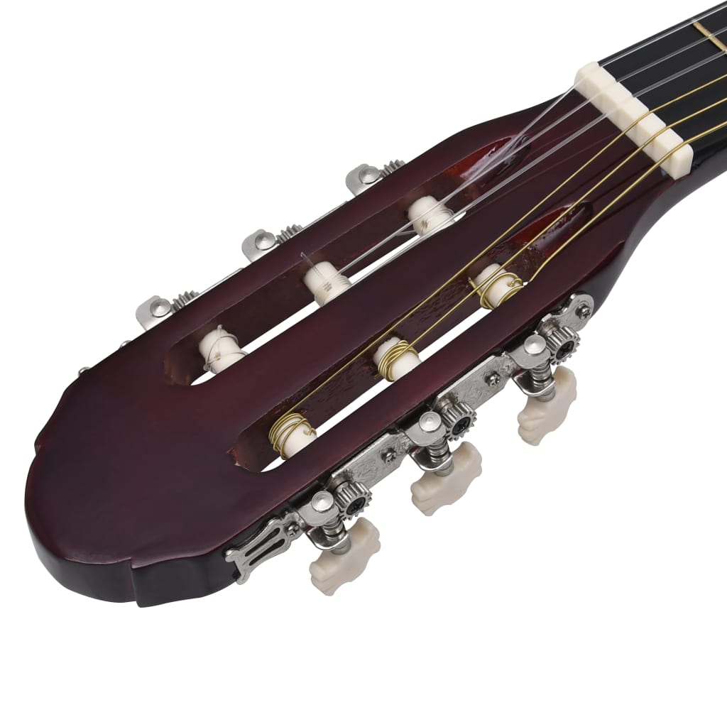 Gitaar Klassiek Beginner 4/4 39&quot; Lindenhout Donkerbruin