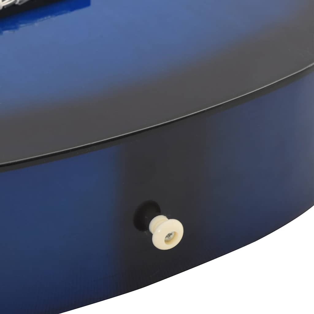 8-delige Gitaarset klassiek beginner 3/4 36&quot; blauw