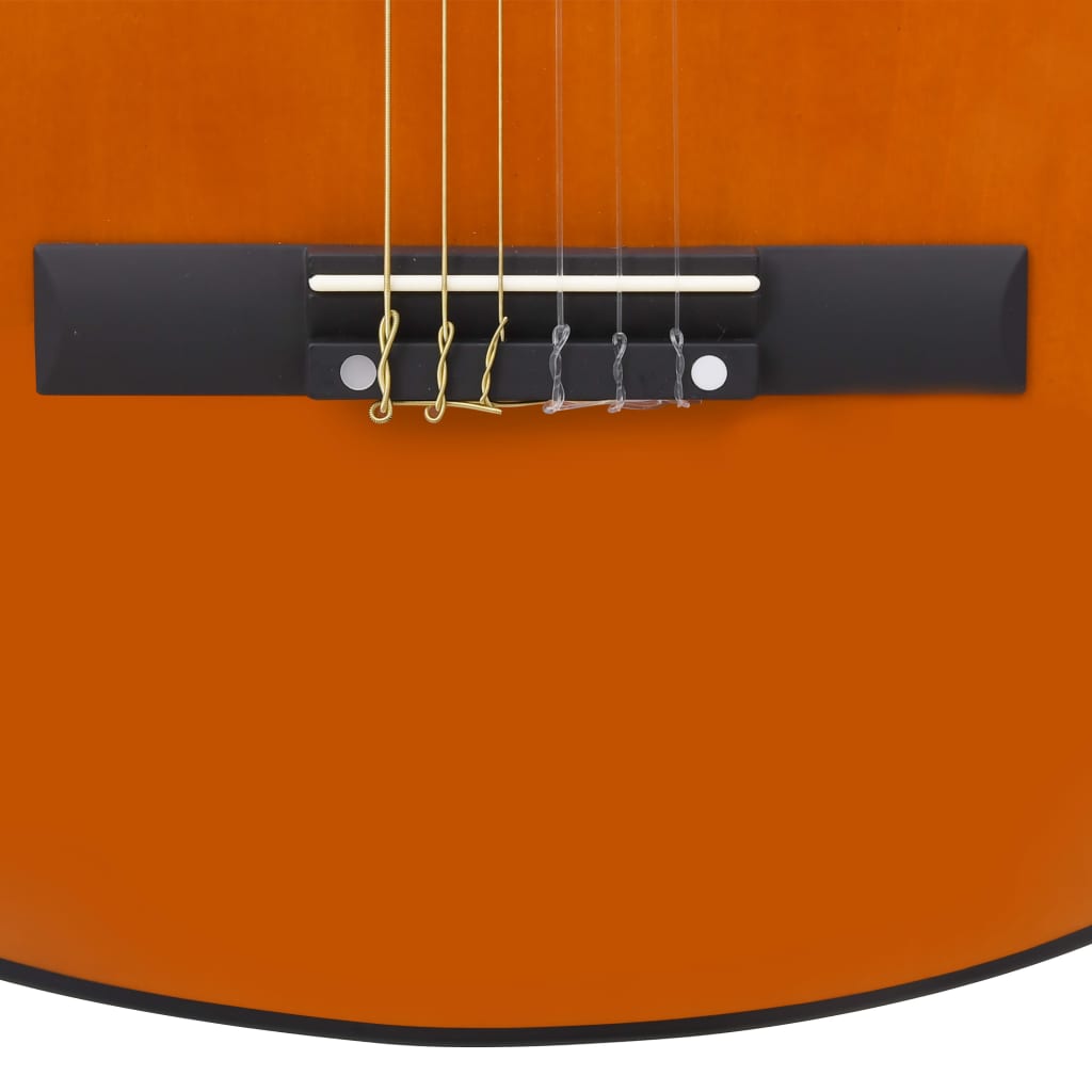 Gitaar Klassiek Beginner Kinderen 1/2 34&quot; Lindenhout Donkerbruin