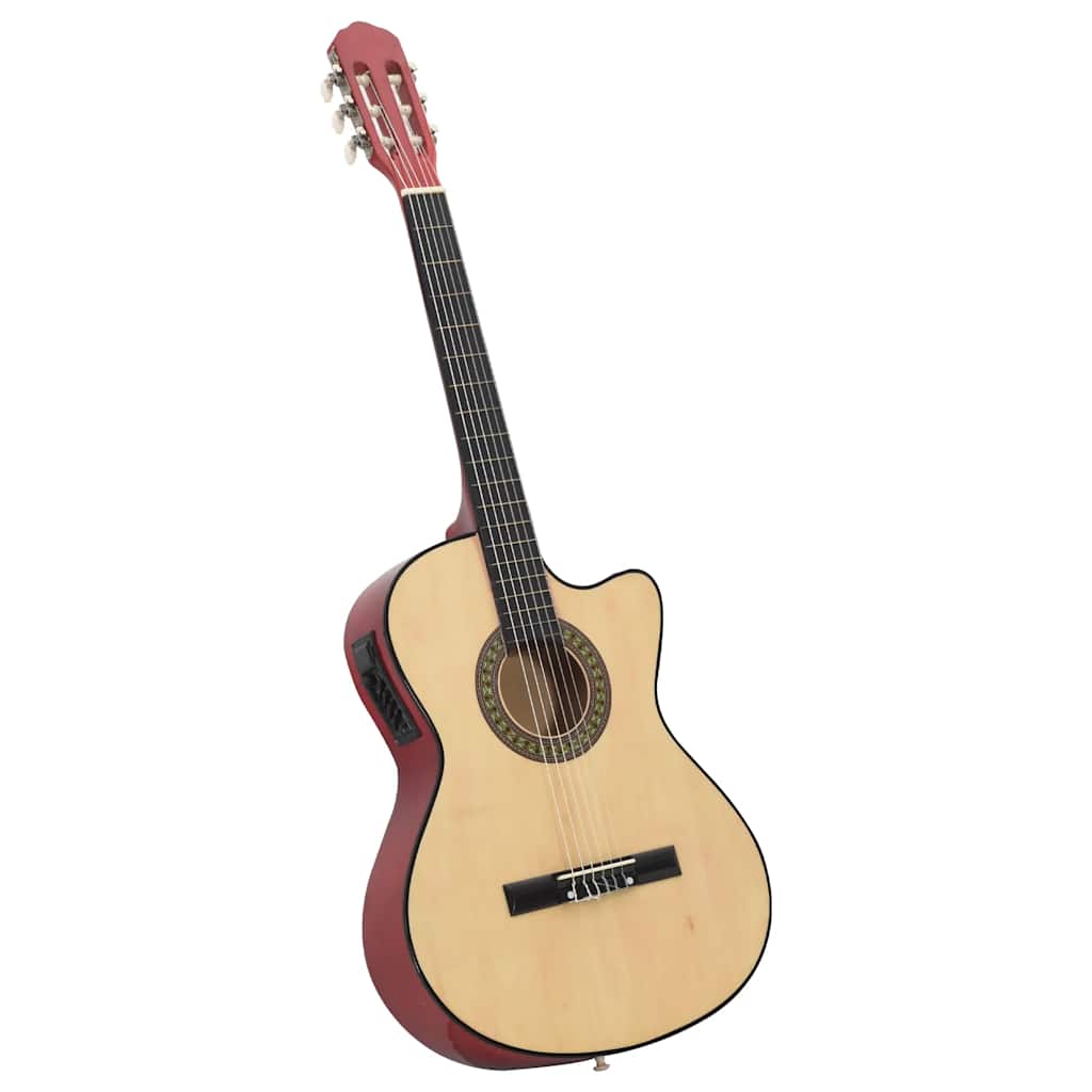 Gitaar cutaway met equalizer 6 snaren western klassiek