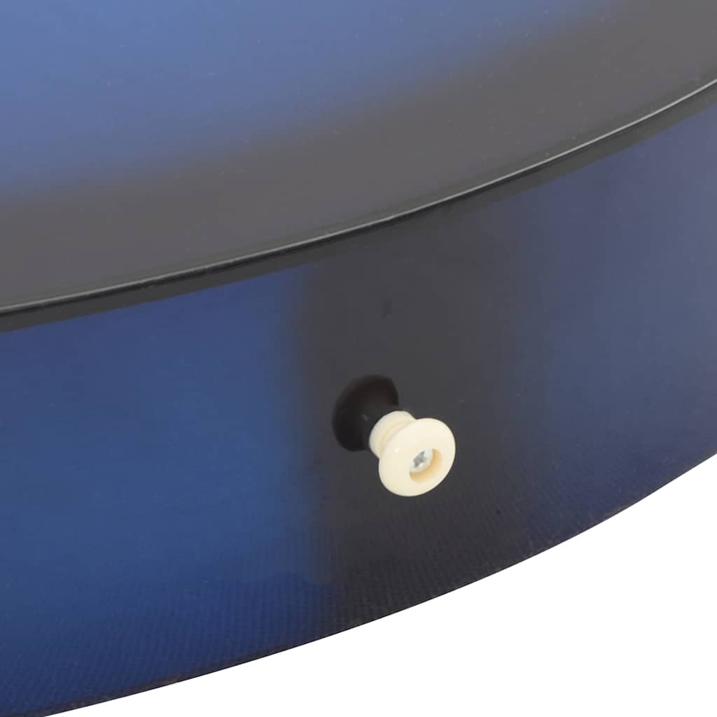 12-delige Gitaarset met equalizer en 6 snaren western blauw