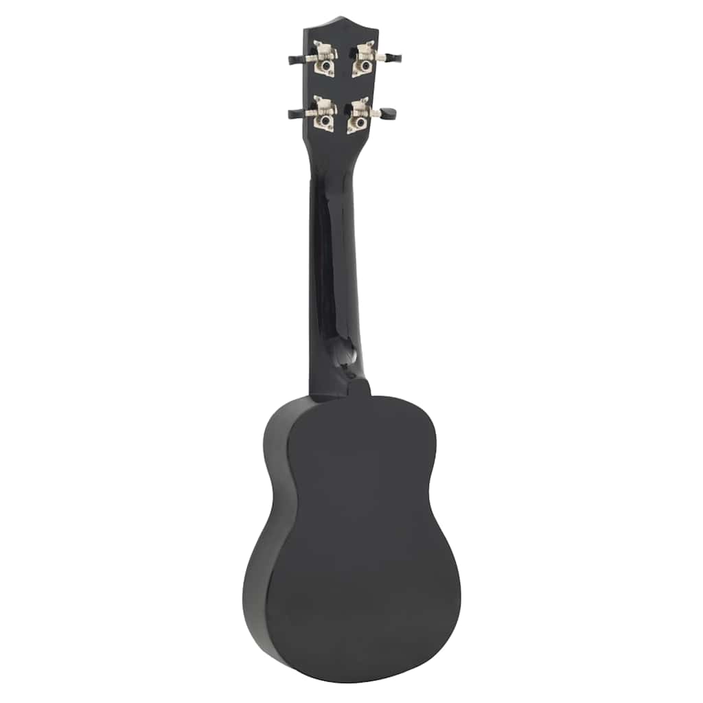 Ukuleleset met tas voor kinderen sopraan 23'' zwart