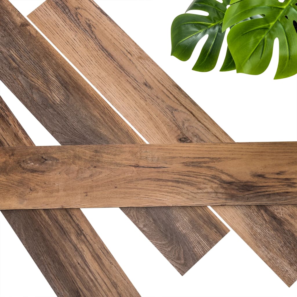 Wallart Planken Hout-Look Schuurhout Eiken Omberbruin 15