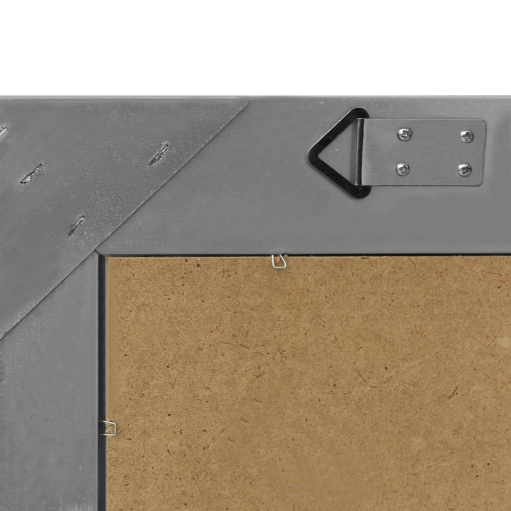 Wandspiegel barok stijl 50x80 cm zwart