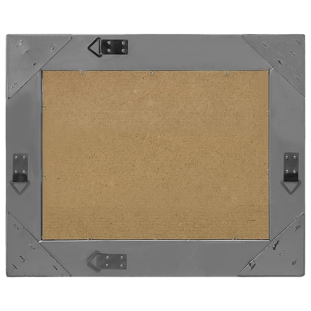 Wandspiegel barok stijl 60x40 cm zwart