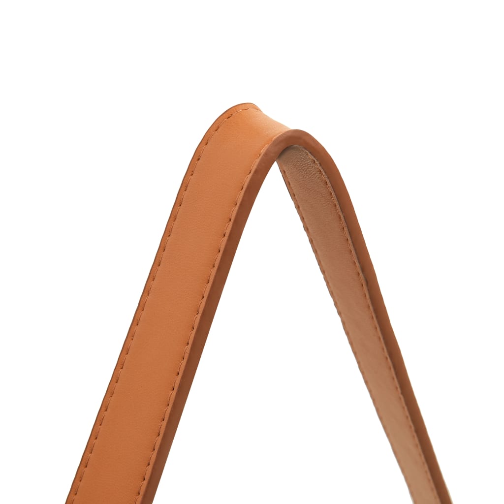 Wandspiegel met band 40 cm zwart