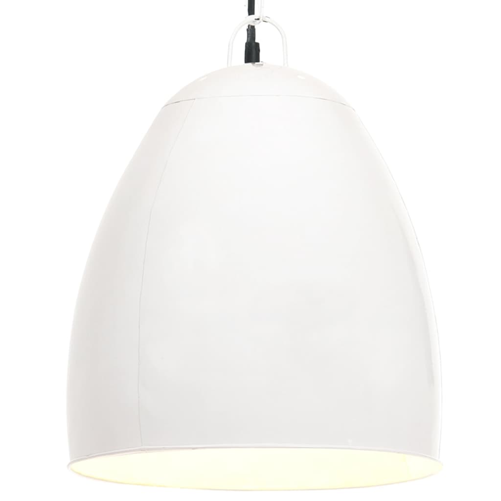 Hanglamp Industrieel Rond 25 W E27 42 Cm Wit 1 Ø 42 cm