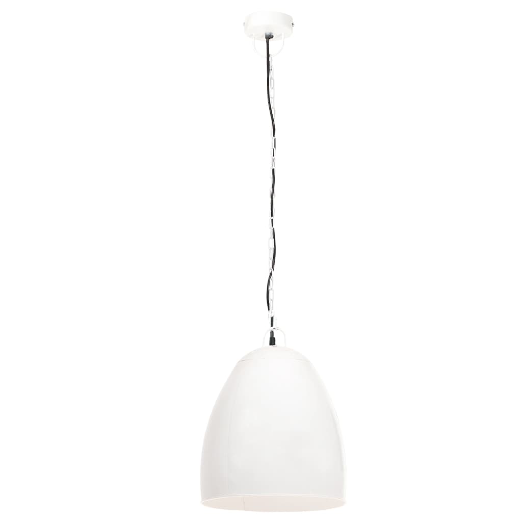 Hanglamp Industrieel Rond 25 W E27 42 Cm Wit 1 Ø 42 cm