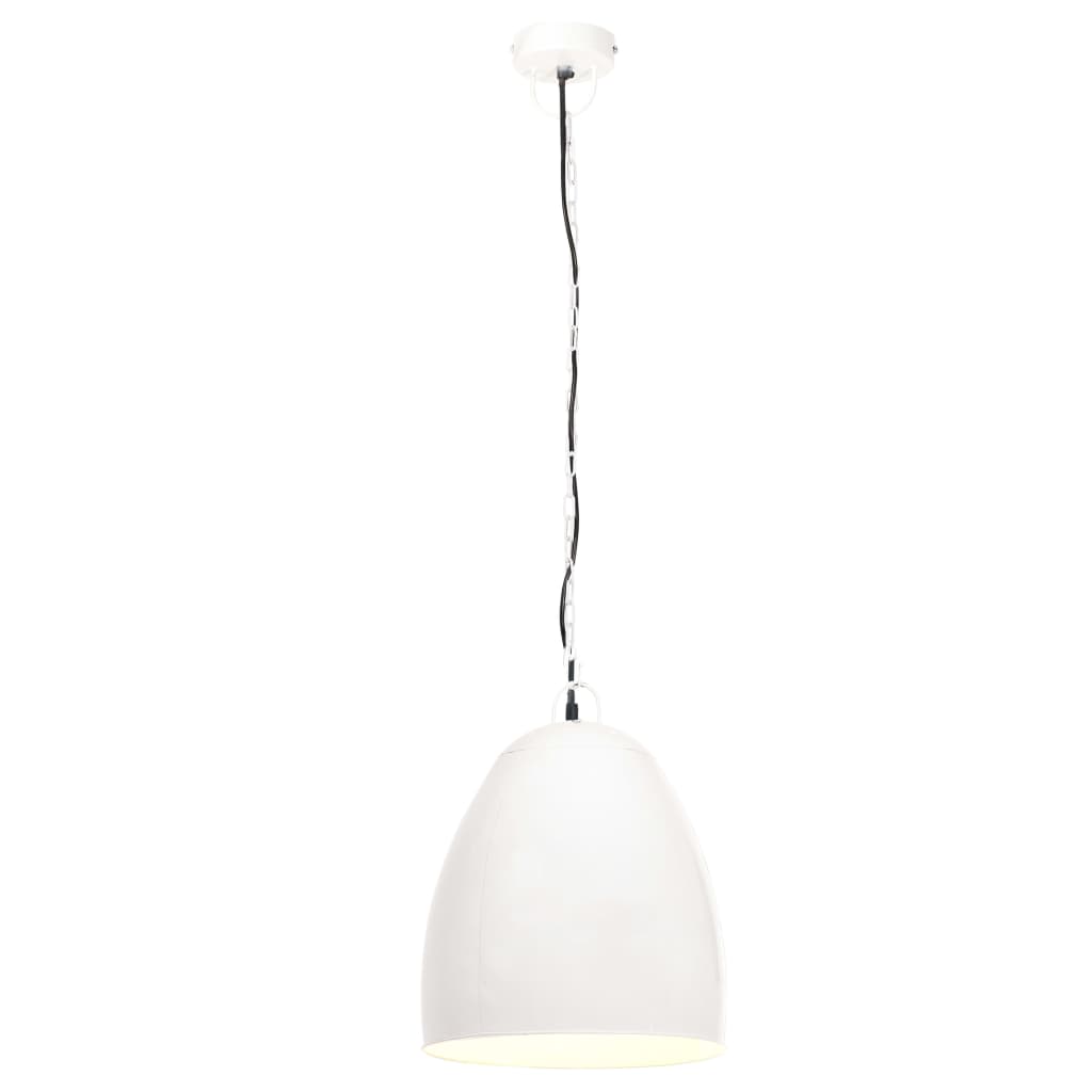 Hanglamp Industrieel Rond 25 W E27 42 Cm Wit 1 Ø 42 cm