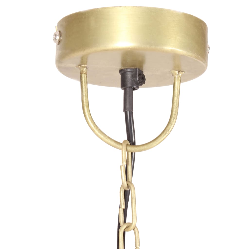 Hanglamp rond 25 W E27 48 cm messingkleurig