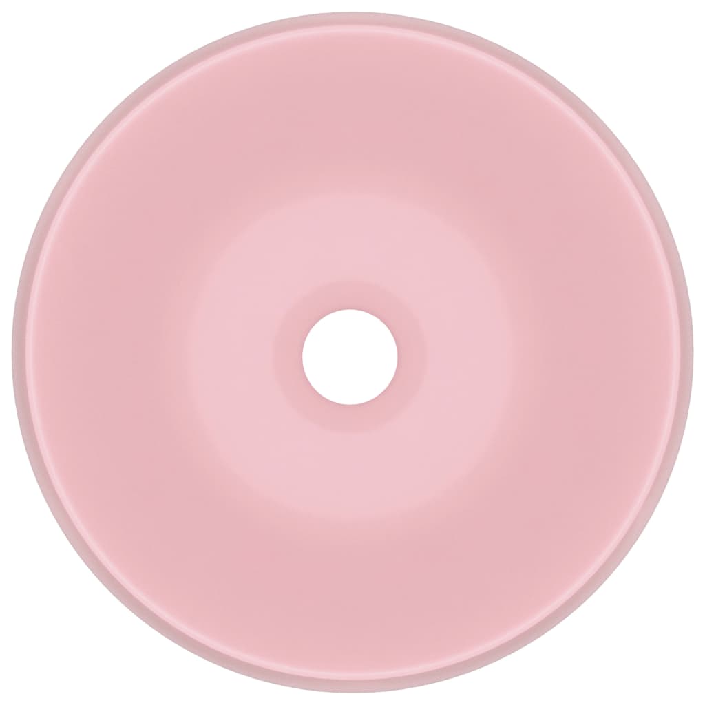 Wastafel Rond 40X15 Cm Keramiek Matroze matte pink