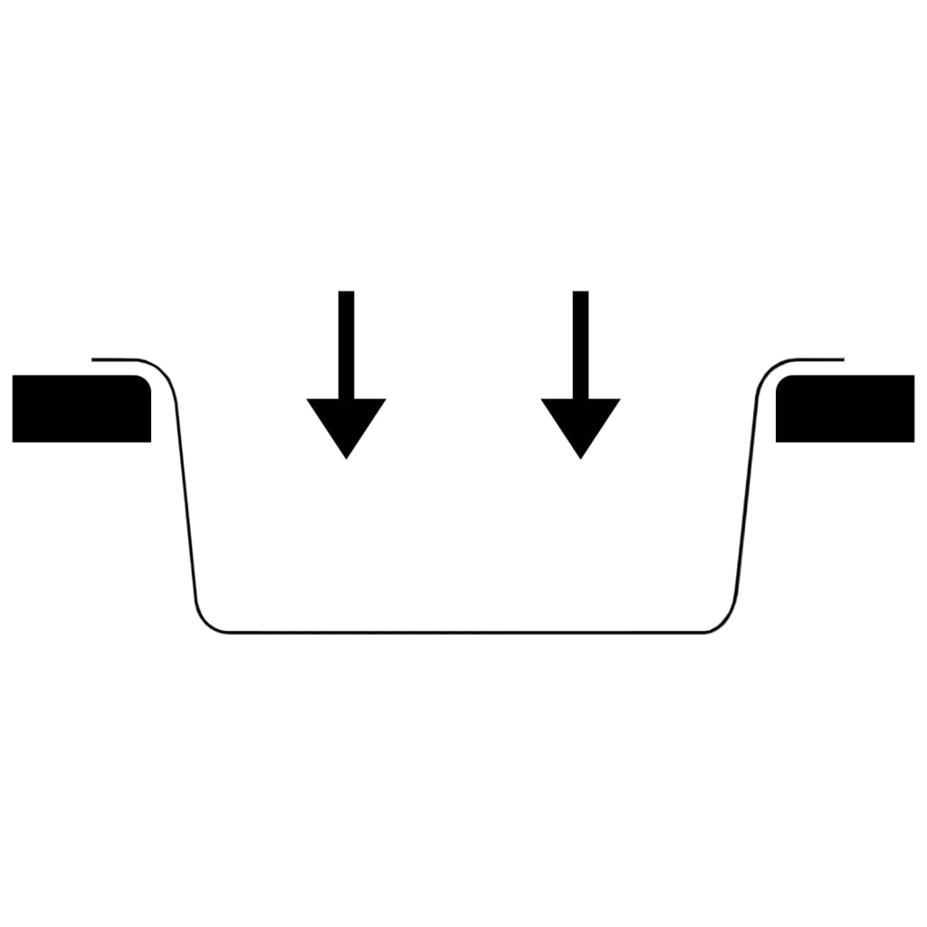 Gootsteen Met Overloopgat Graniet Grijs
