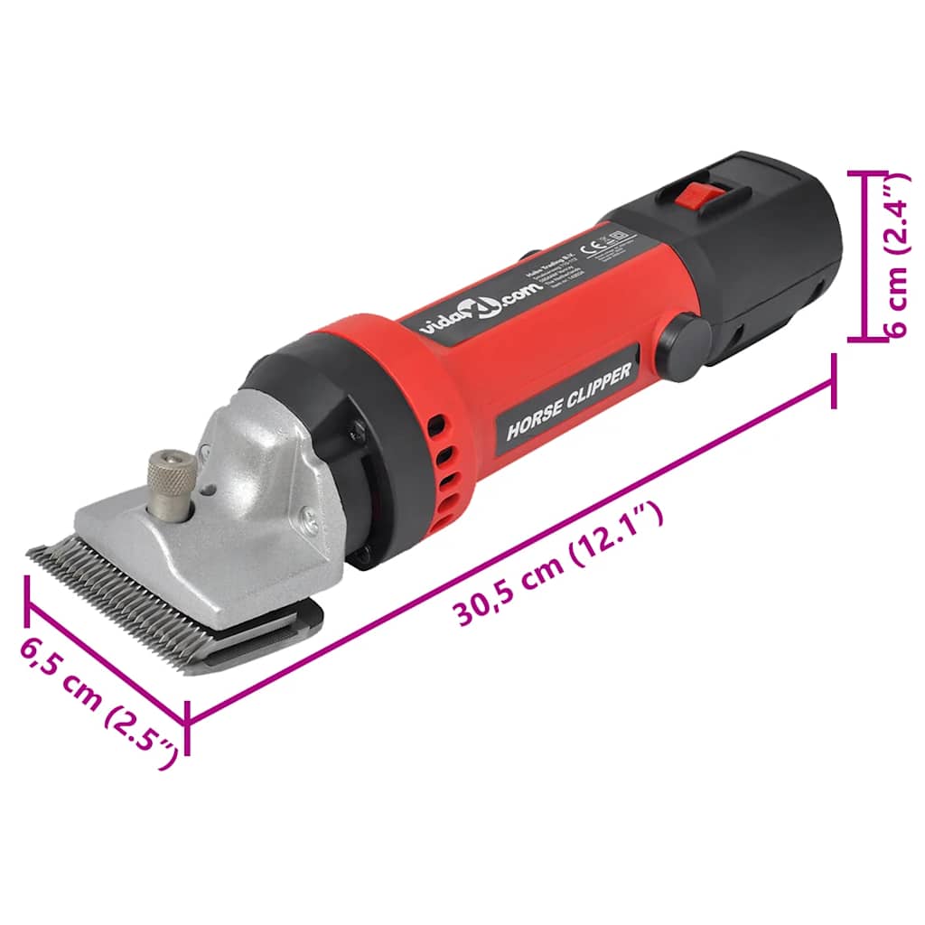 6-delige Paardentondeuseset 550 W