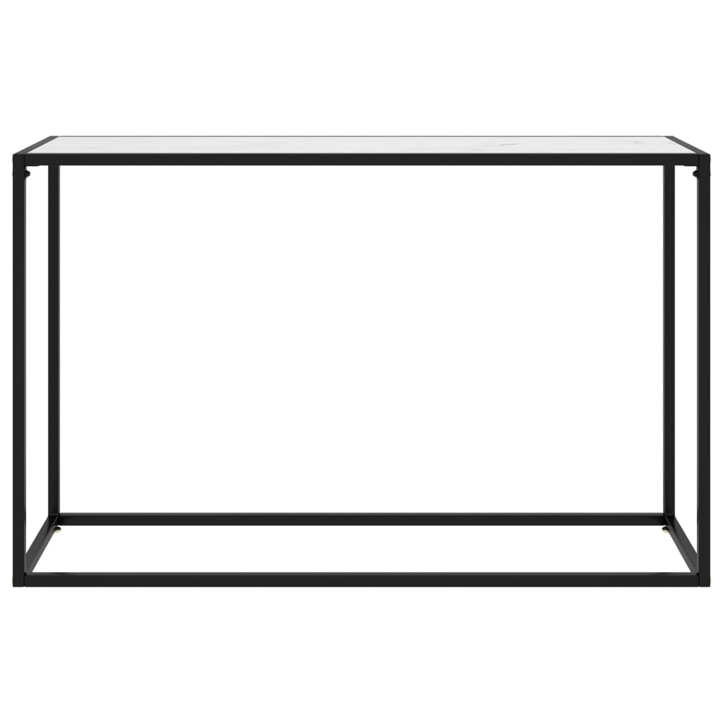 Wandtafel 120x35x75 cm gehard glas wit