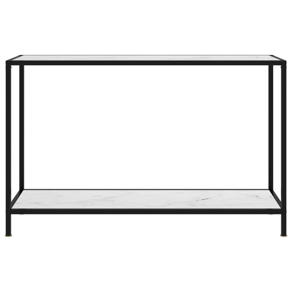 Wandtafel 120x35x75 cm gehard glas wit