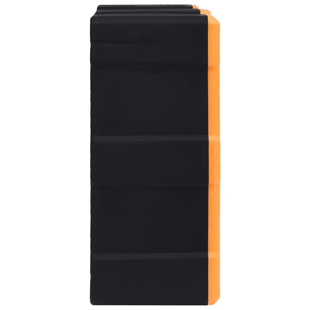 Organiser Met 52X6X37,5 Cm 64 lades Oranje en zwart