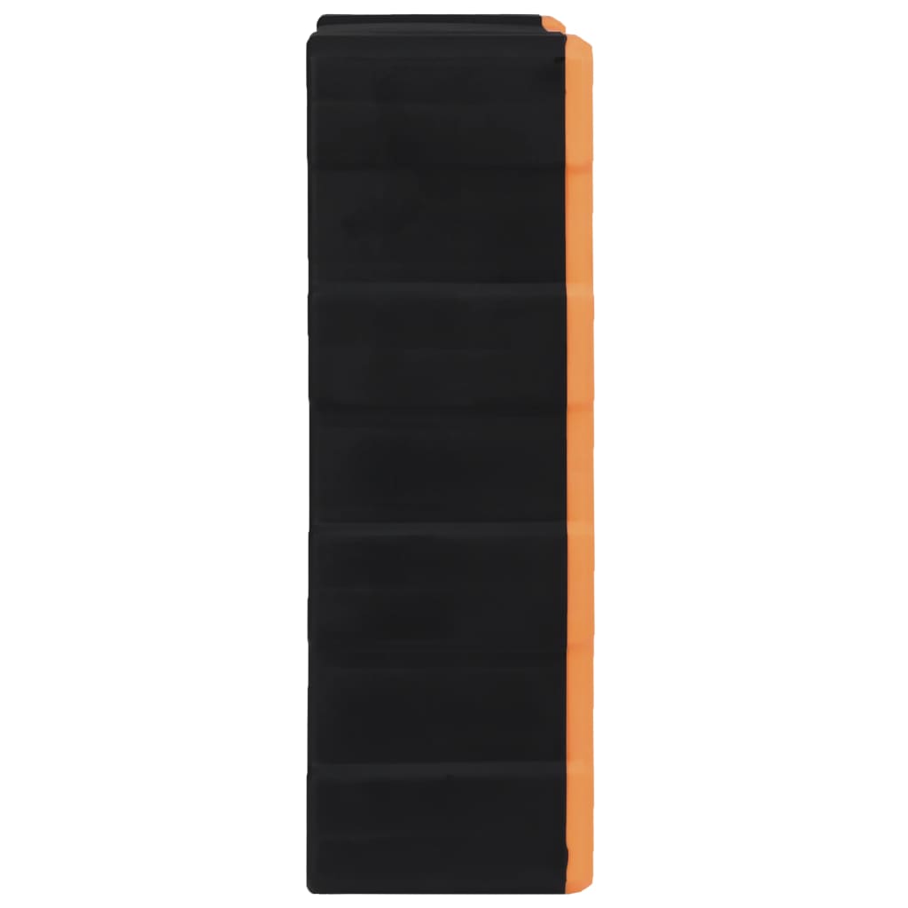 Organiser Met 38X6X47 Cm 39 lades Oranje en zwart