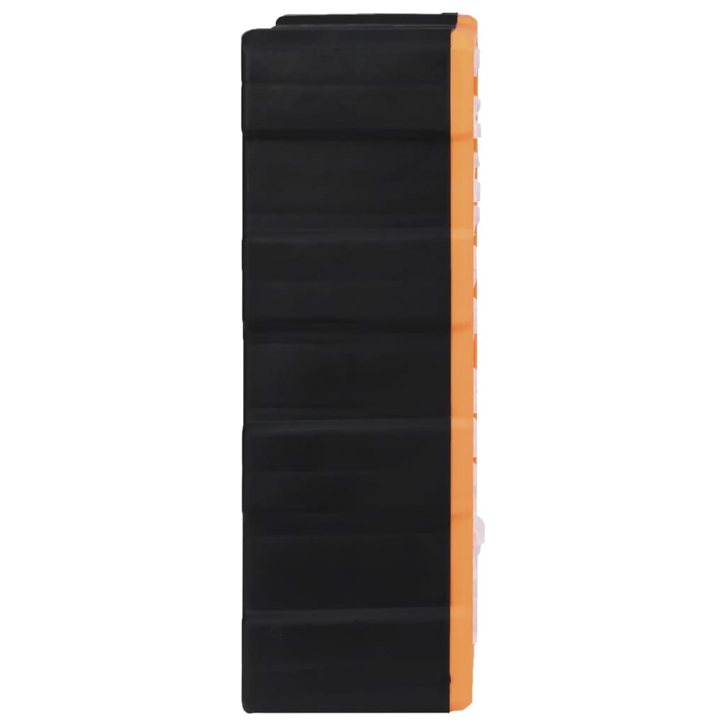 Organiser Met 38X6X47,5 Cm 60 lades Oranje en zwart