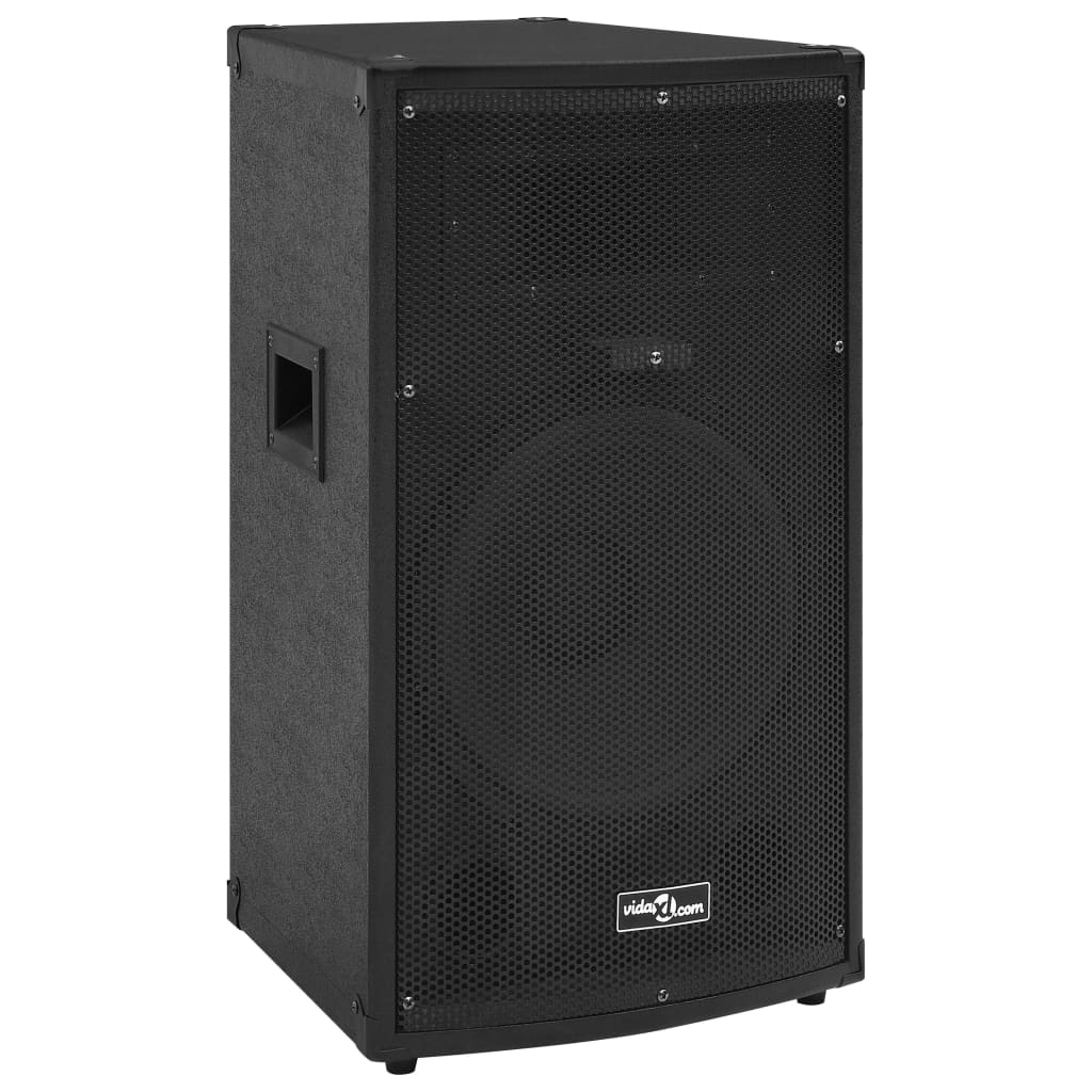 Hifi-podiumluidspreker passief 1000 W 37x37x64 cm zwart