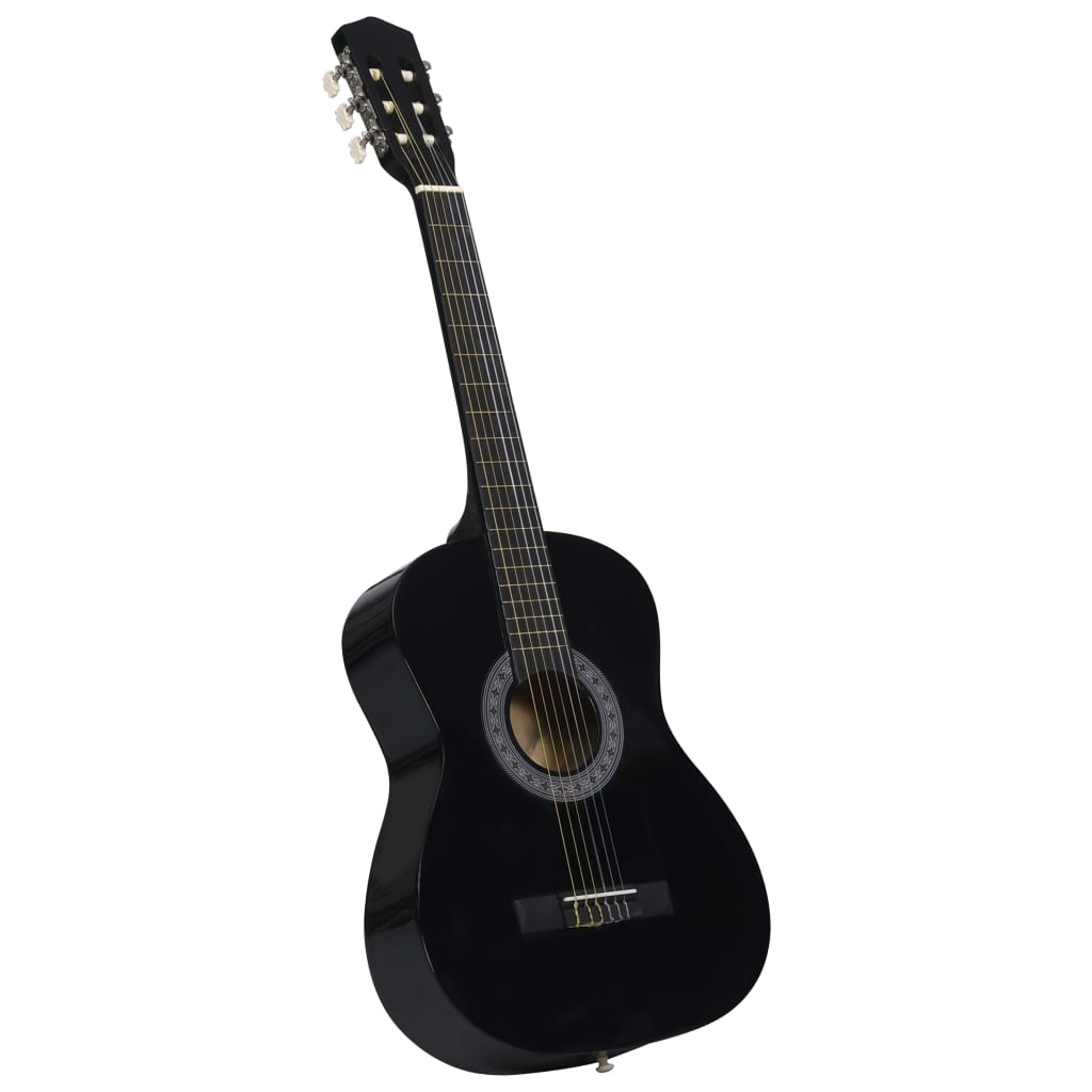 Gitaar klassiek beginner met tas 3/4 36&quot; zwart