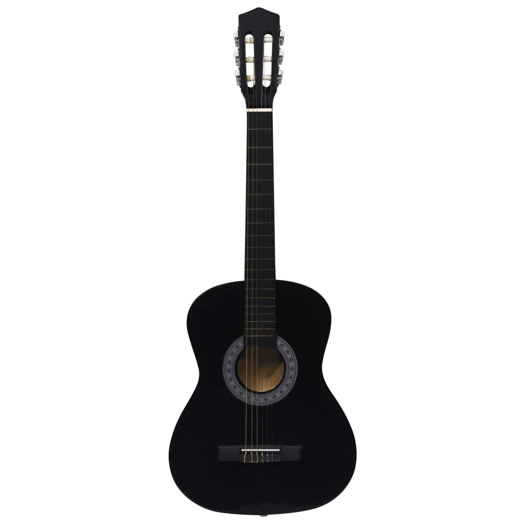 Gitaar klassiek beginner met tas 3/4 36&quot; zwart
