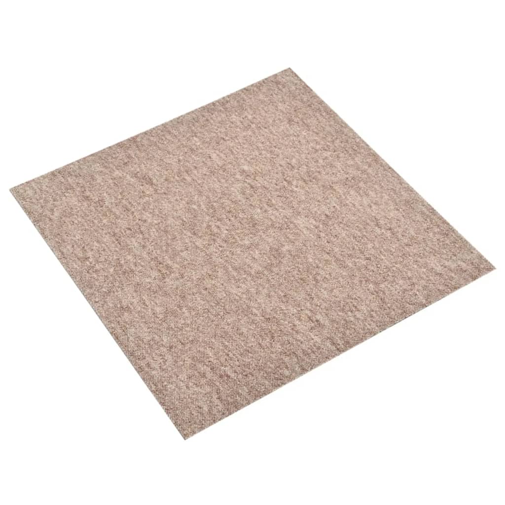 Tapijttegels 20 st 5 m² 50x50 cm beige
