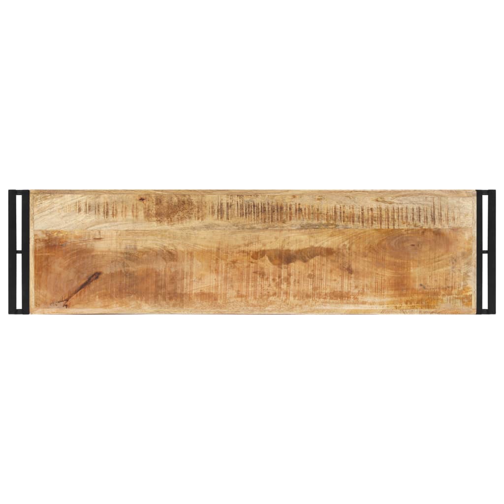 Wandtafel 120x30x75 cm ruw mangohout